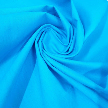 100% Cotton Cambric Poplin Fabric – Soft Egyptian Cotton, 44” Wide | Plain, Lightweight Material for Dressmaking & Crafts