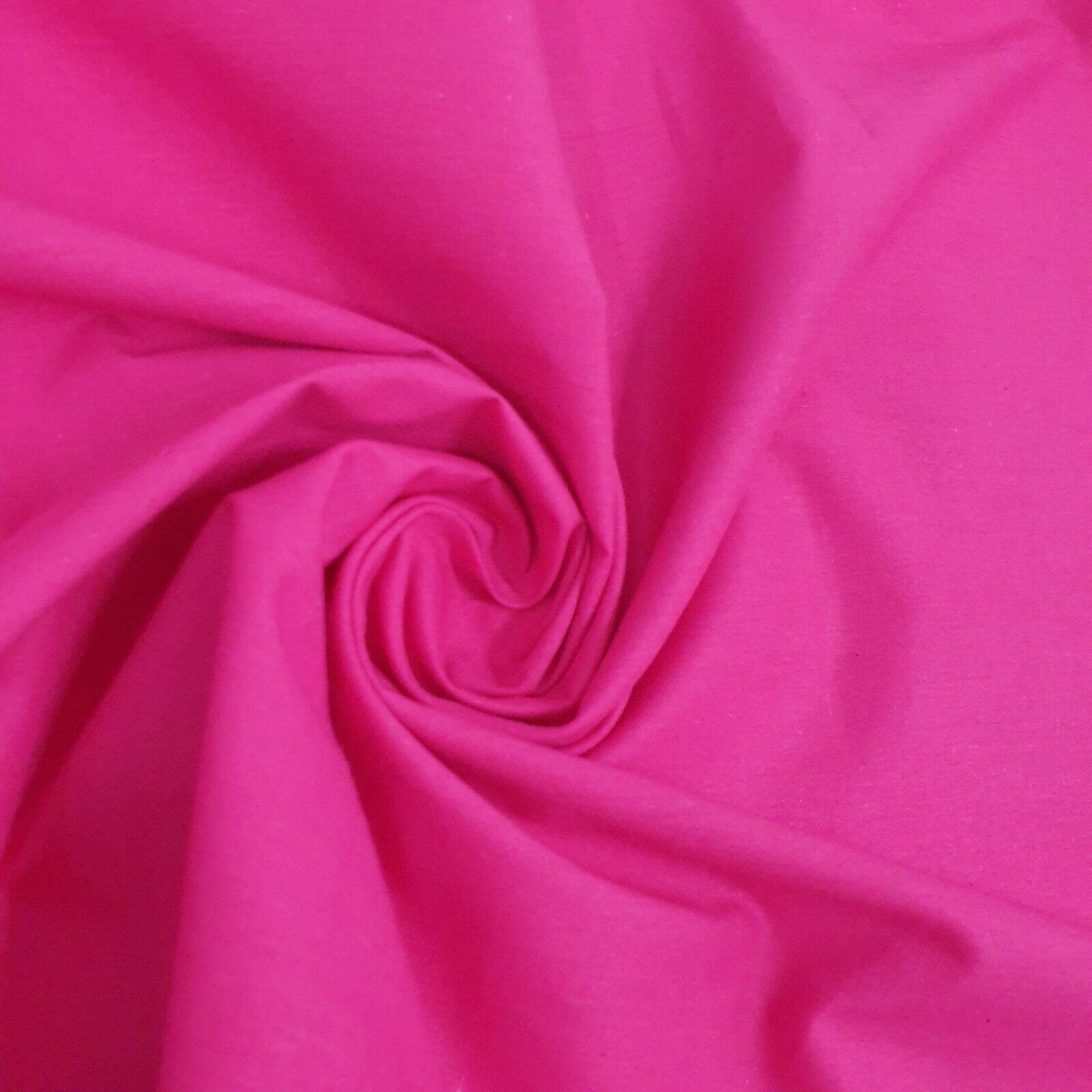 100% Cotton Cambric Poplin Fabric – Soft Egyptian Cotton, 44” Wide | Plain, Lightweight Material for Dressmaking & Crafts