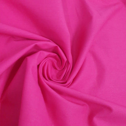 100% Cotton Cambric Poplin Fabric – Soft Egyptian Cotton, 44” Wide | Plain, Lightweight Material for Dressmaking & Crafts