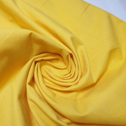 100% Cotton Cambric Poplin Fabric – Soft Egyptian Cotton, 44” Wide | Plain, Lightweight Material for Dressmaking & Crafts