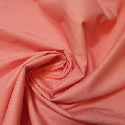 100% Cotton Cambric Poplin Fabric – Soft Egyptian Cotton, 44” Wide | Plain, Lightweight Material for Dressmaking & Crafts