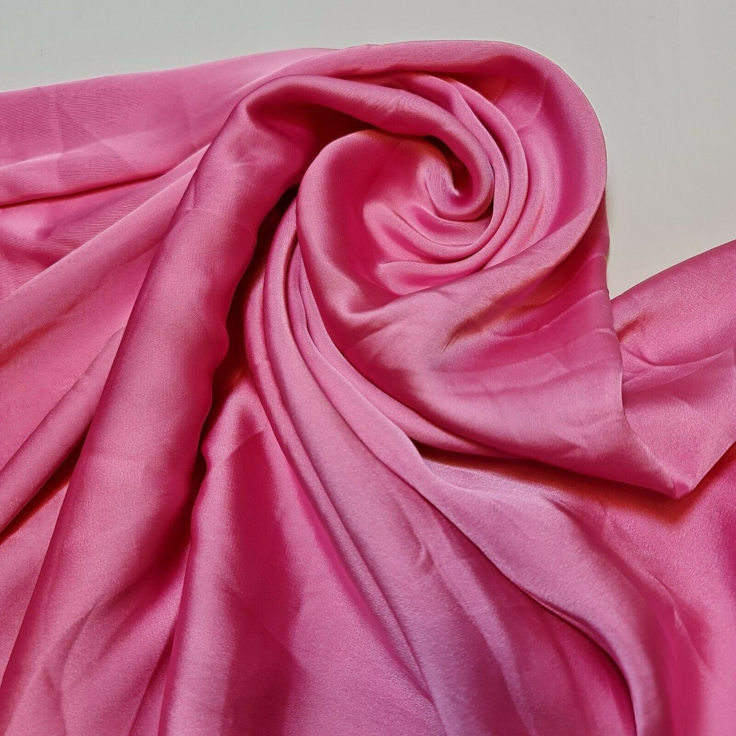 Silky Charmeuse Satin Fabric – 44" Wide Luxury Glossy Silk-Like Weave for Bridal Dress, Draping & Décor