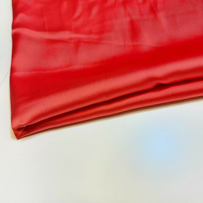 Silky Charmeuse Satin Fabric – 44" Wide Luxury Glossy Silk-Like Weave for Bridal Dress, Draping & Décor