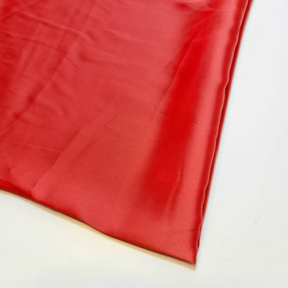 Silky Charmeuse Satin Fabric – 44" Wide Luxury Glossy Silk-Like Weave for Bridal Dress, Draping & Décor