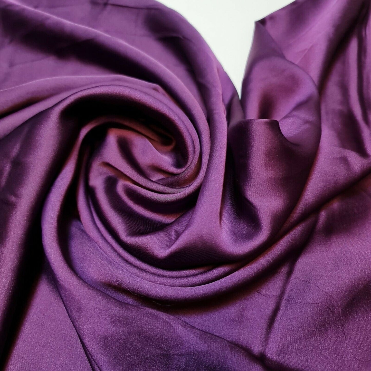 Silky Charmeuse Satin Fabric – 44" Wide Luxury Glossy Silk-Like Weave for Bridal Dress, Draping & Décor