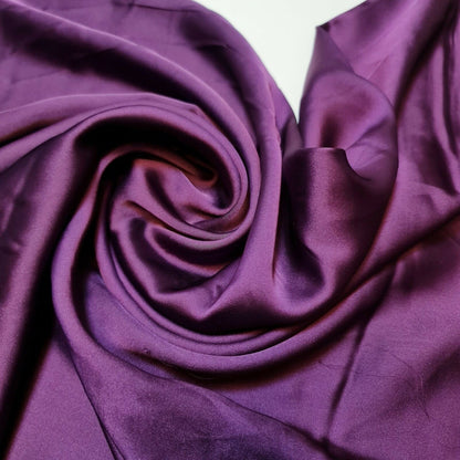 Silky Charmeuse Satin Fabric – 44" Wide Luxury Glossy Silk-Like Weave for Bridal Dress, Draping & Décor