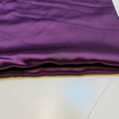 Silky Charmeuse Satin Fabric – 44" Wide Luxury Glossy Silk-Like Weave for Bridal Dress, Draping & Décor