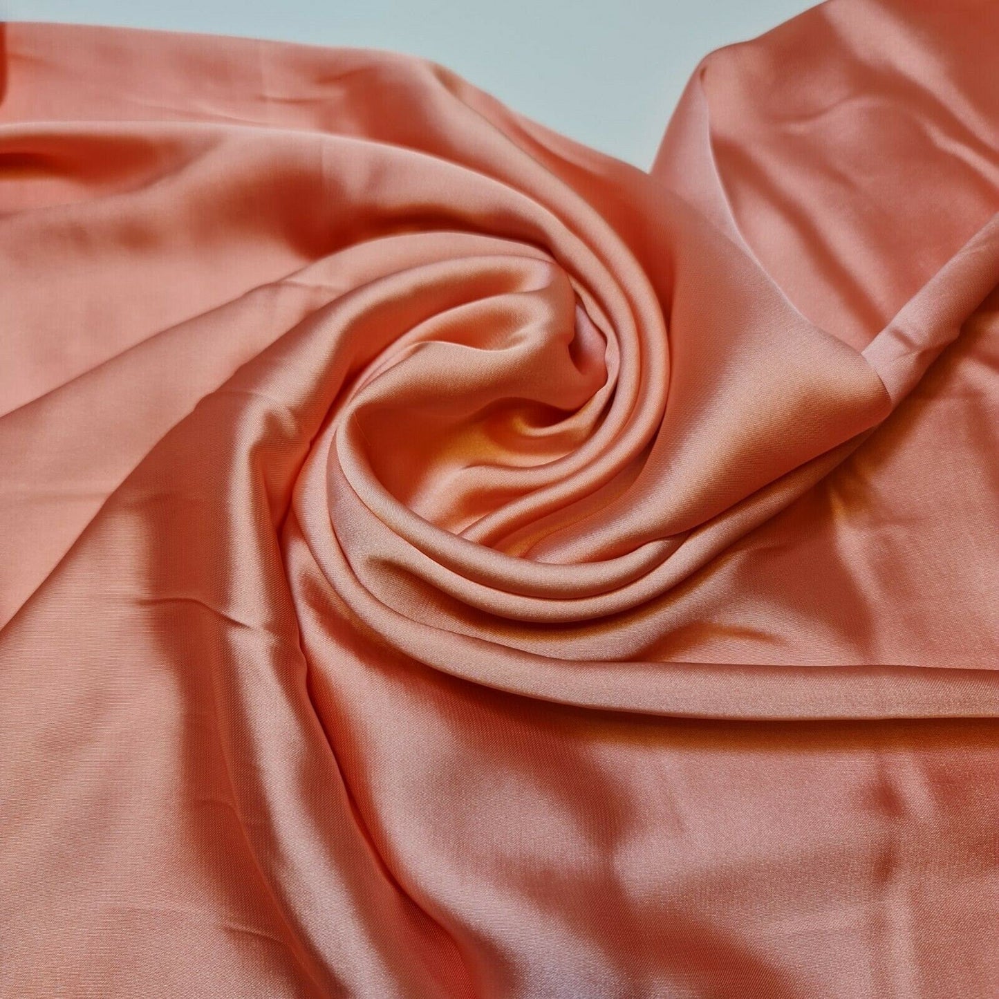 Silky Charmeuse Satin Fabric – 44" Wide Luxury Glossy Silk-Like Weave for Bridal Dress, Draping & Décor