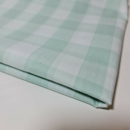 Polycotton Gingham Check Fabric – 1/8", 1/4", 1" Checks | Dress, Craft & Uniform Material (44” Wide, Sold by the Meter)