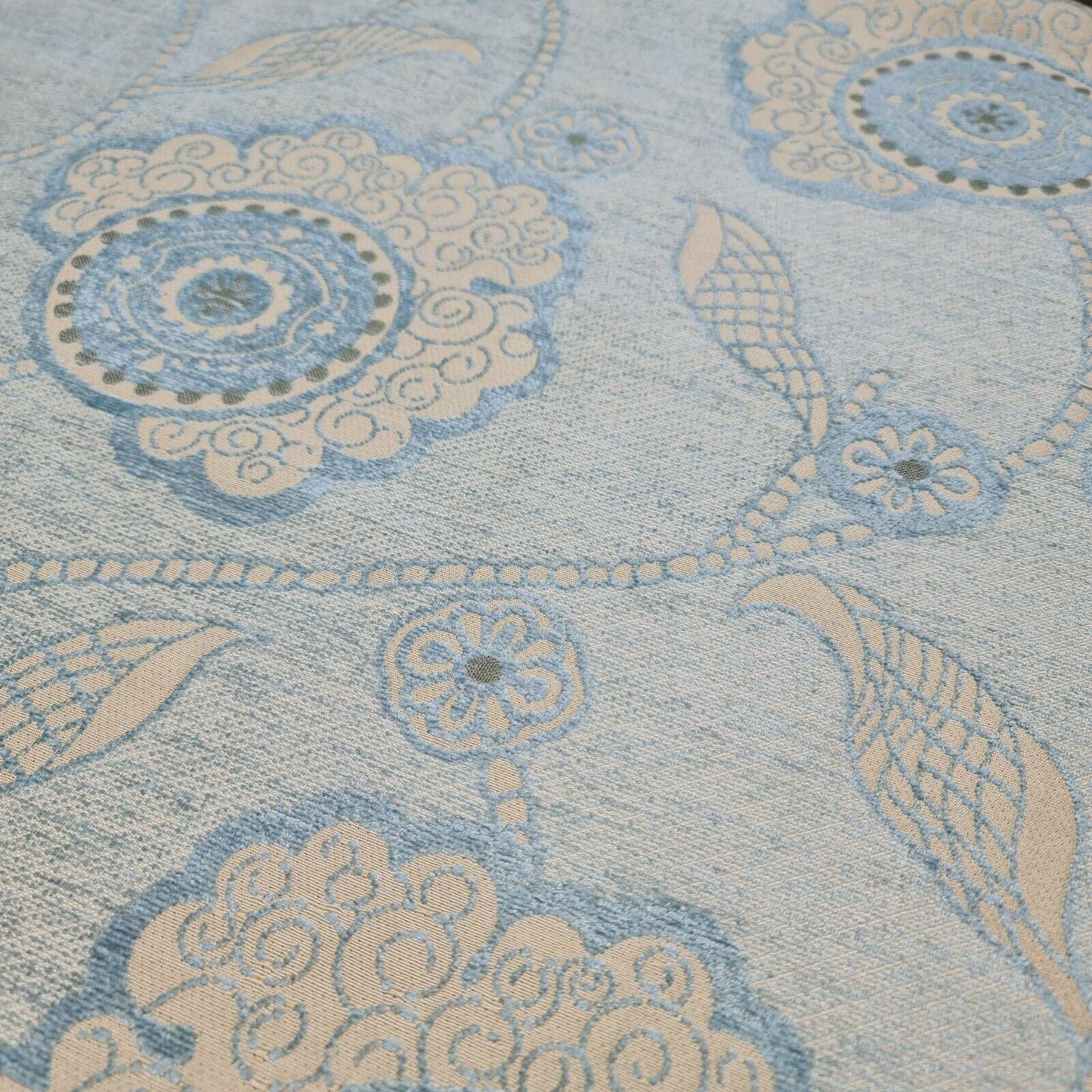 Vintage Village Chenille Deco Jacquard Cushion Curtain/Upholstery Fabric 140cm