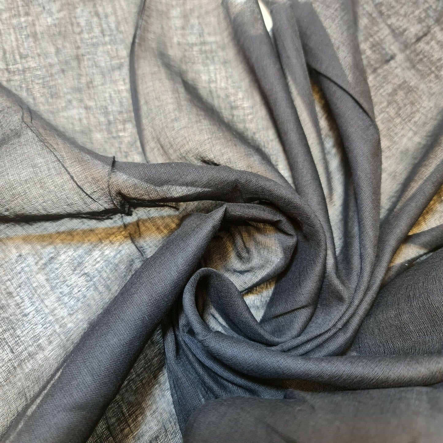 100% Cotton Muslin Fabric – Sheer Gauze Plain Weave for Dress Lining, Crafts & Cheesecloth
