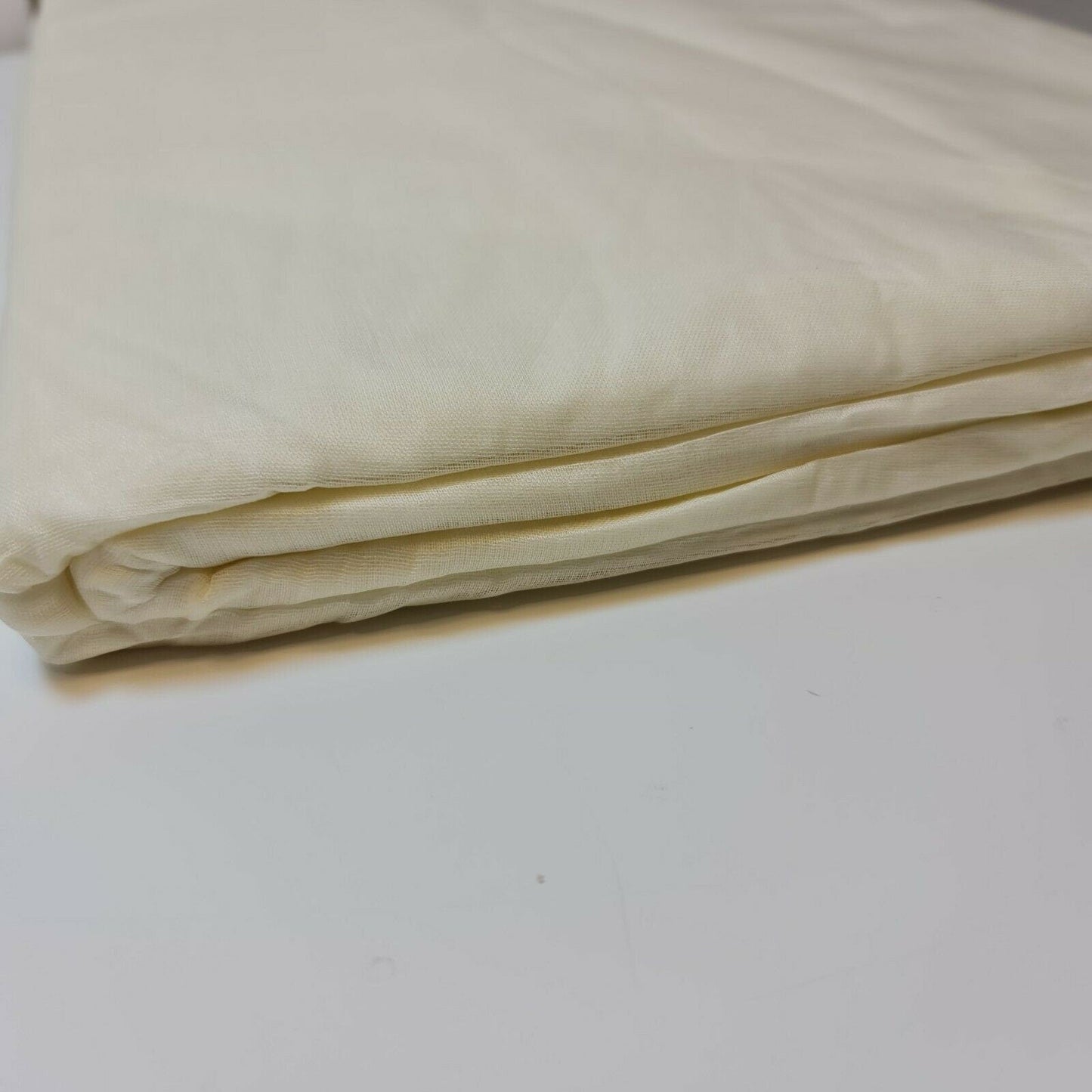100% Cotton Muslin Fabric – Sheer Gauze Plain Weave for Dress Lining, Crafts & Cheesecloth