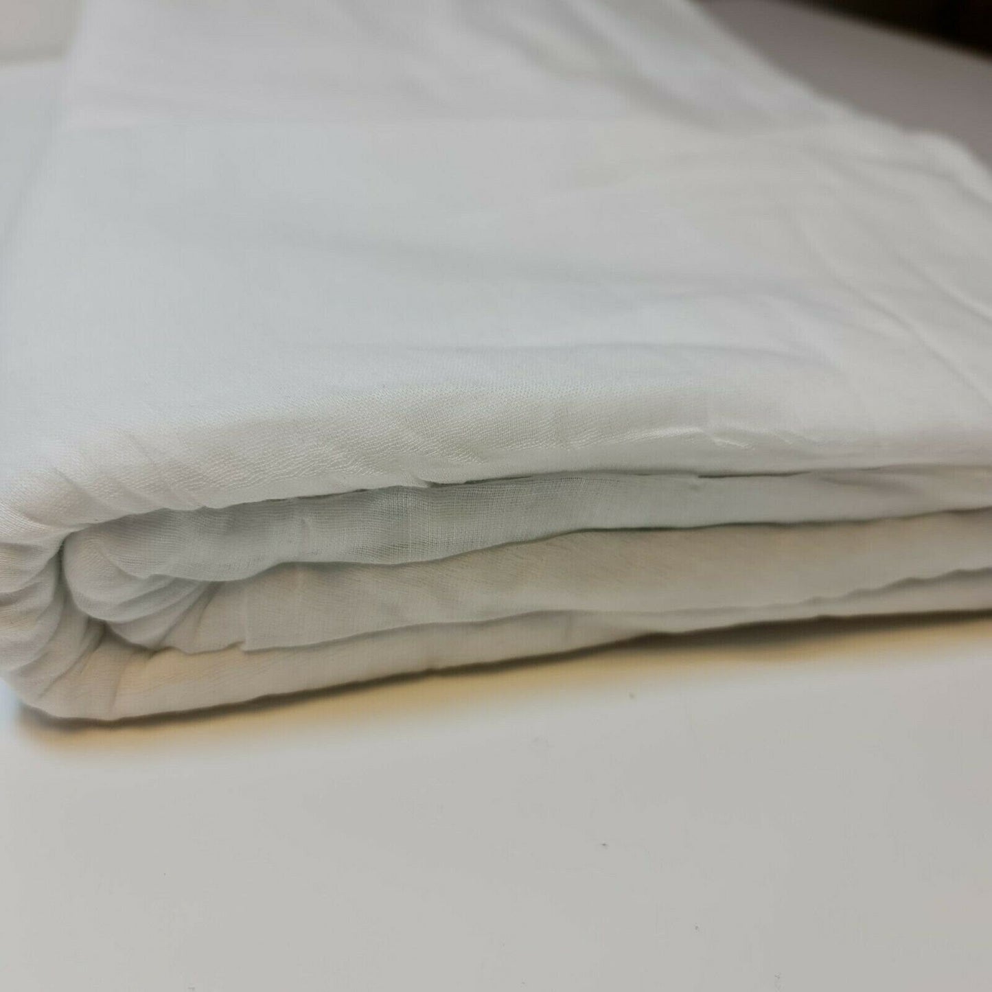 100% Cotton Muslin Fabric – Sheer Gauze Plain Weave for Dress Lining, Crafts & Cheesecloth