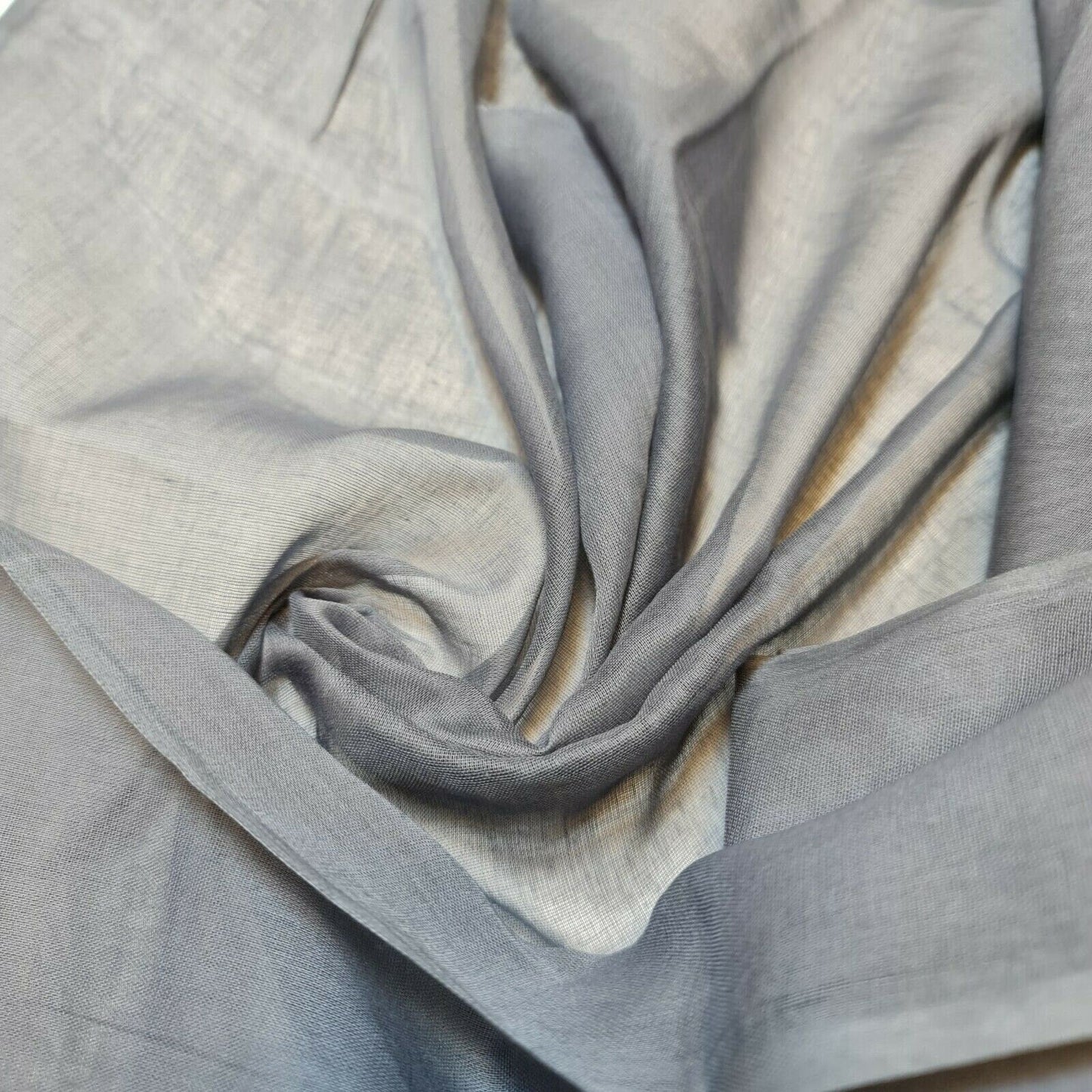 100% Cotton Muslin Fabric – Sheer Gauze Plain Weave for Dress Lining, Crafts & Cheesecloth