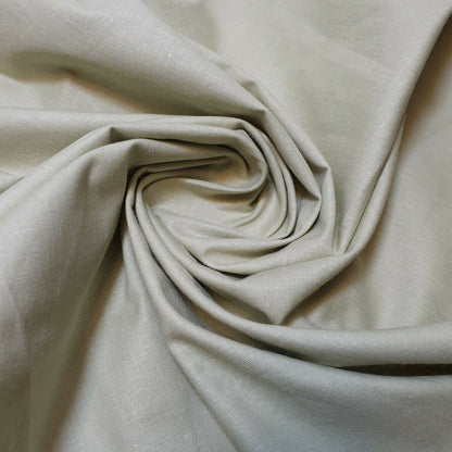 100% Cotton Cambric Poplin Fabric – Soft Egyptian Cotton, 44” Wide | Plain, Lightweight Material for Dressmaking & Crafts