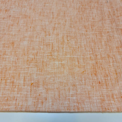 Melange Linen-Look Khadi Cotton Fabric – 44" Wide Soft Plain Material for Dress, Craft & Curtains