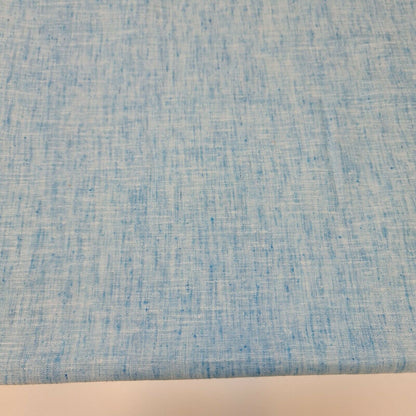 Melange Linen-Look Khadi Cotton Fabric – 44" Wide Soft Plain Material for Dress, Craft & Curtains
