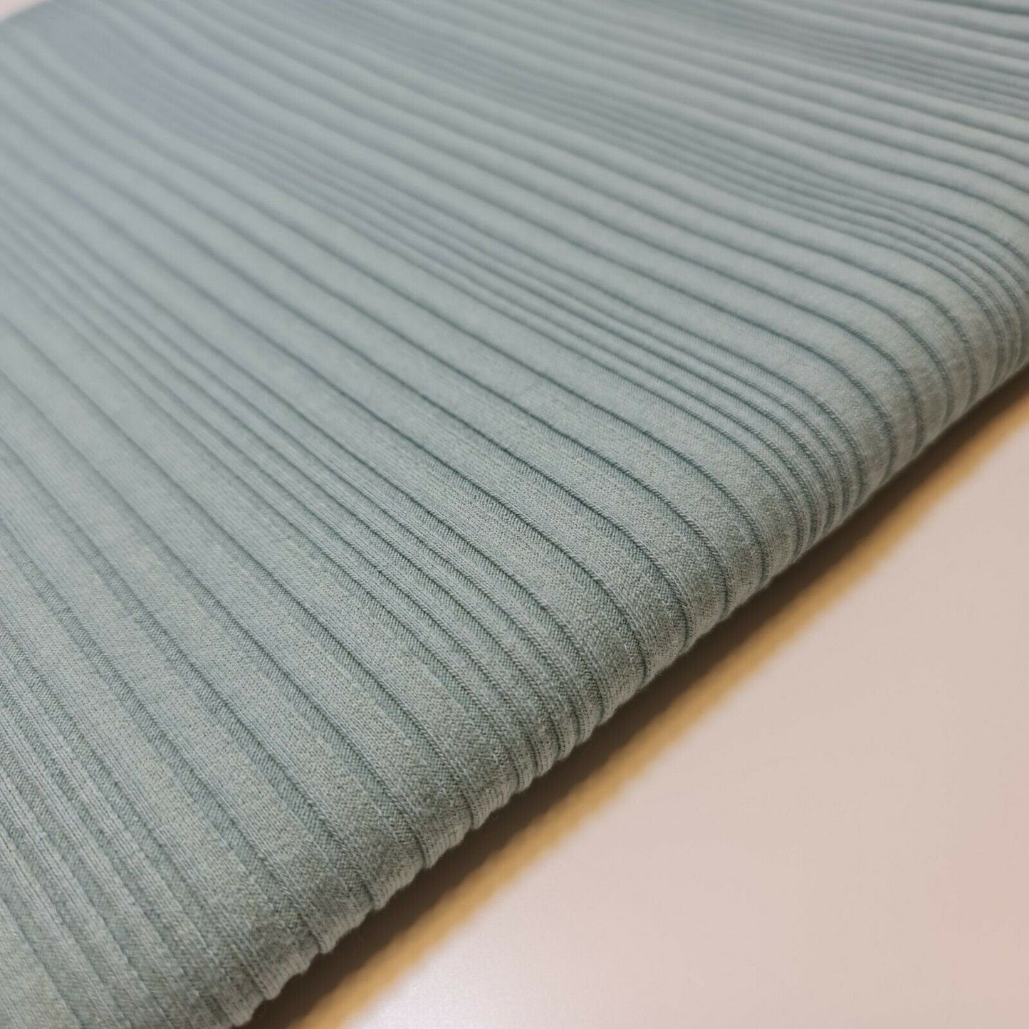 Ribbed Stretch Jersey Fabric – 58" Wide Viscose Polyester Spandex Blend – 4-Way Stretch Dress & Craft Material by the Metre