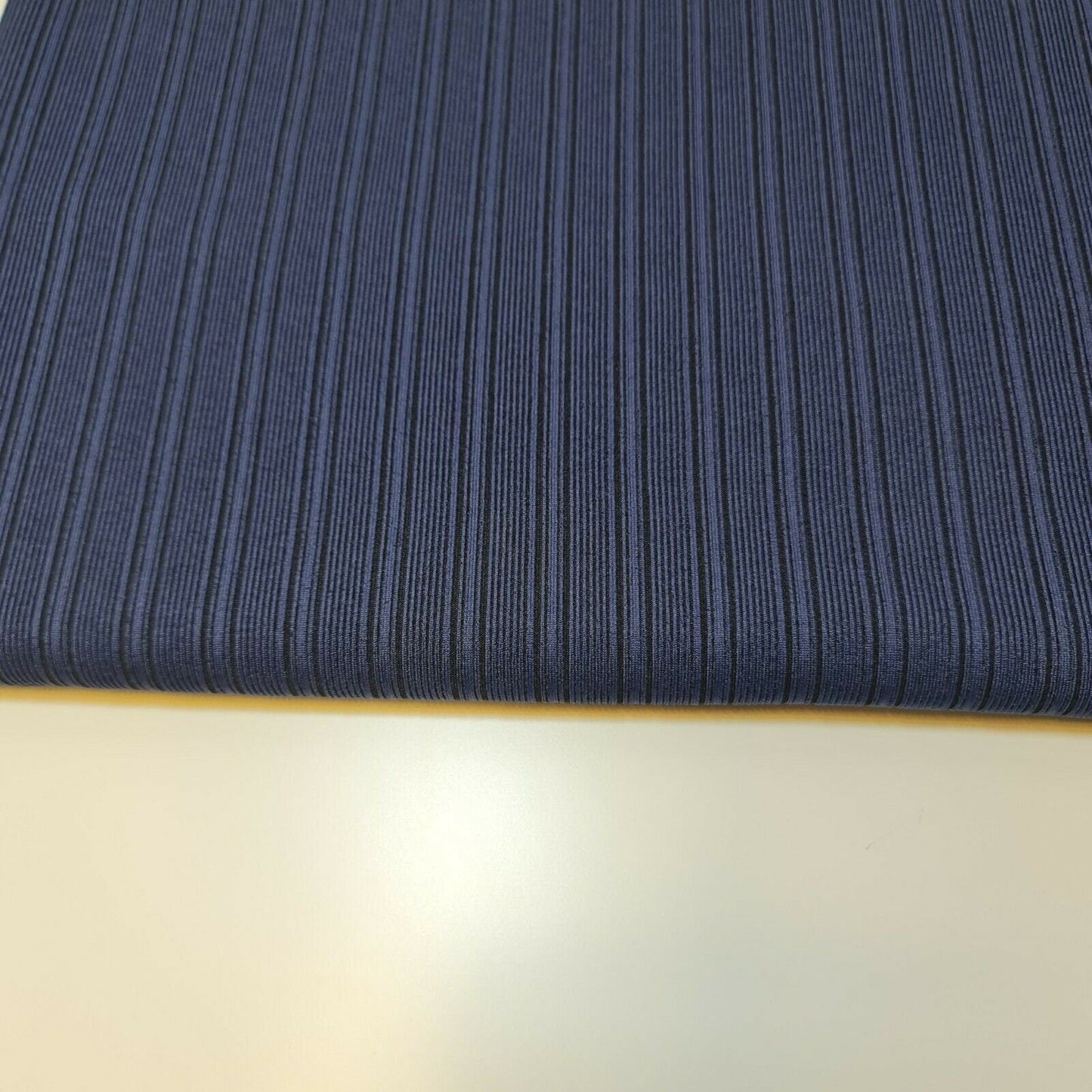 Ribbed Stretch Jersey Fabric – 58" Wide Viscose Polyester Spandex Blend – 4-Way Stretch Dress & Craft Material by the Metre