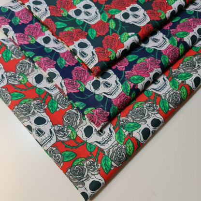 Printed Polycotton Fabric – 44" Wide – Floral, Animal, Nautical, Stars, Stripes, Fruit & Seasonal Craft Material by the Metre