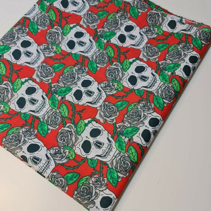 Printed Polycotton Fabric – 44" Wide – Floral, Animal, Nautical, Stars, Stripes, Fruit & Seasonal Craft Material by the Metre