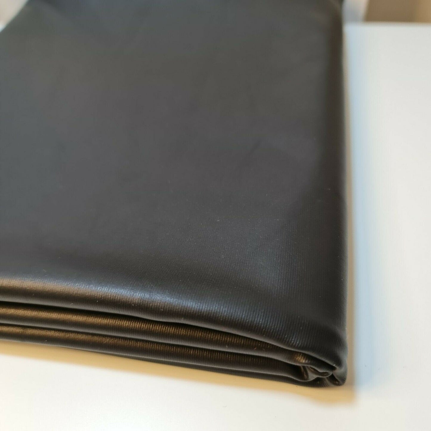 Plain Leather Look PVC Spandex Fabric – 58" Wide Stretch Faux Latex Material for Dresses & Crafts by the Metre
