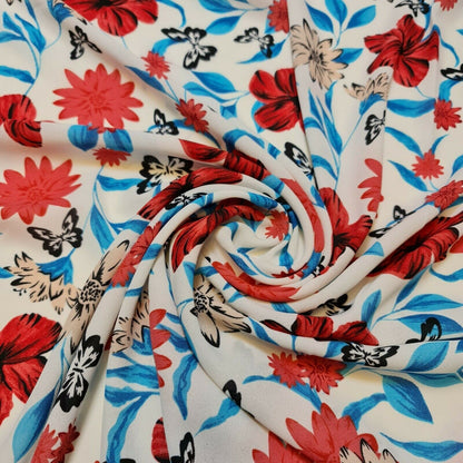Floral, Polka, Animal & Paisley Printed Fabric – 58" Wide Georgette, Chiffon & Crepe Dress Material