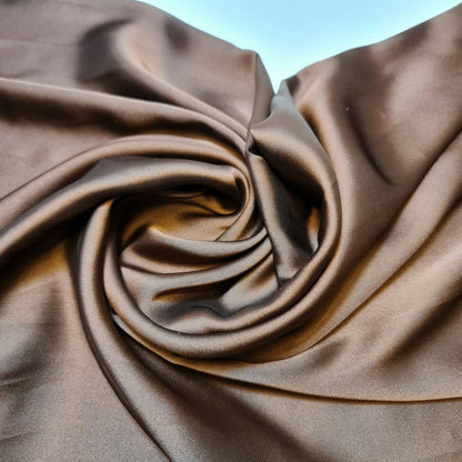 Silky Charmeuse Satin Fabric – 44" Wide Luxury Glossy Silk-Like Weave for Bridal Dress, Draping & Décor