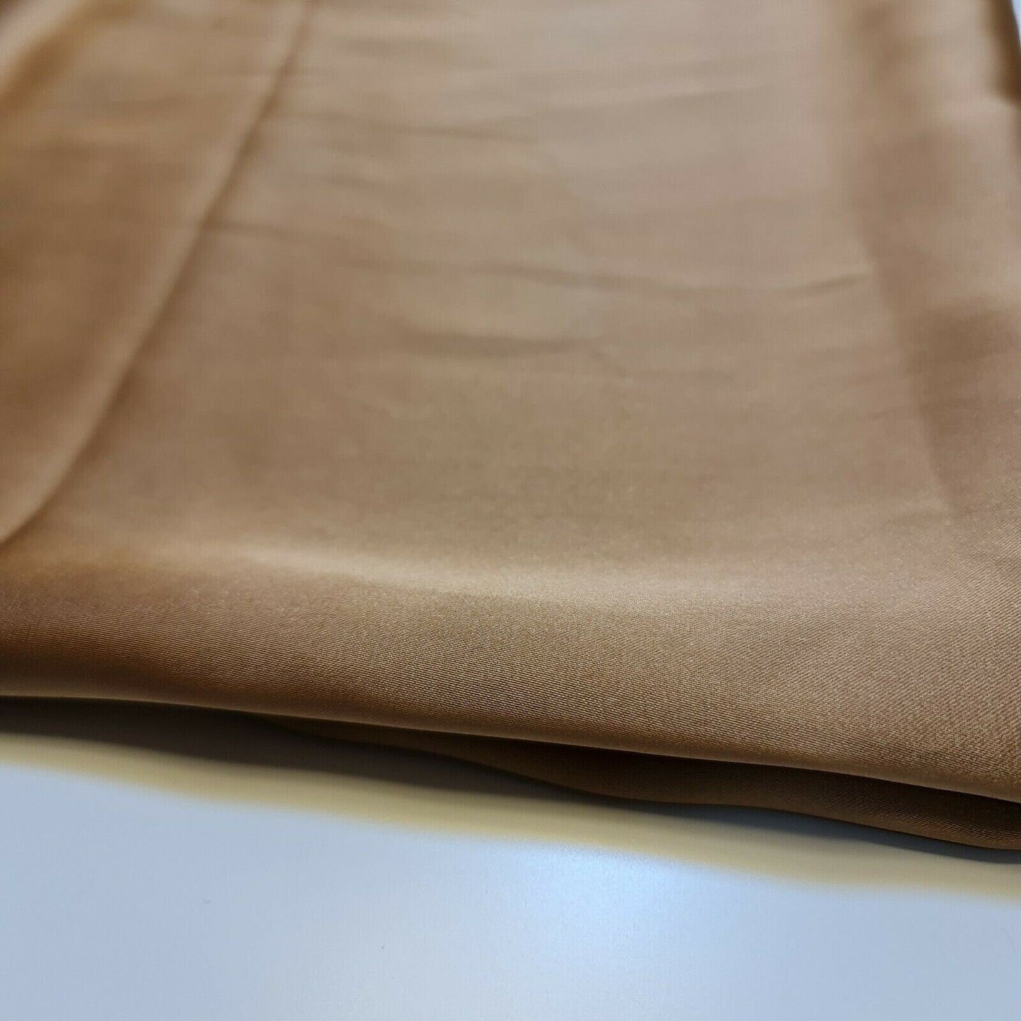 Silky Charmeuse Satin Fabric – 44" Wide Luxury Glossy Silk-Like Weave for Bridal Dress, Draping & Décor