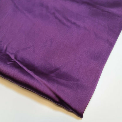 Silky Charmeuse Satin Fabric – 44" Wide Luxury Glossy Silk-Like Weave for Bridal Dress, Draping & Décor