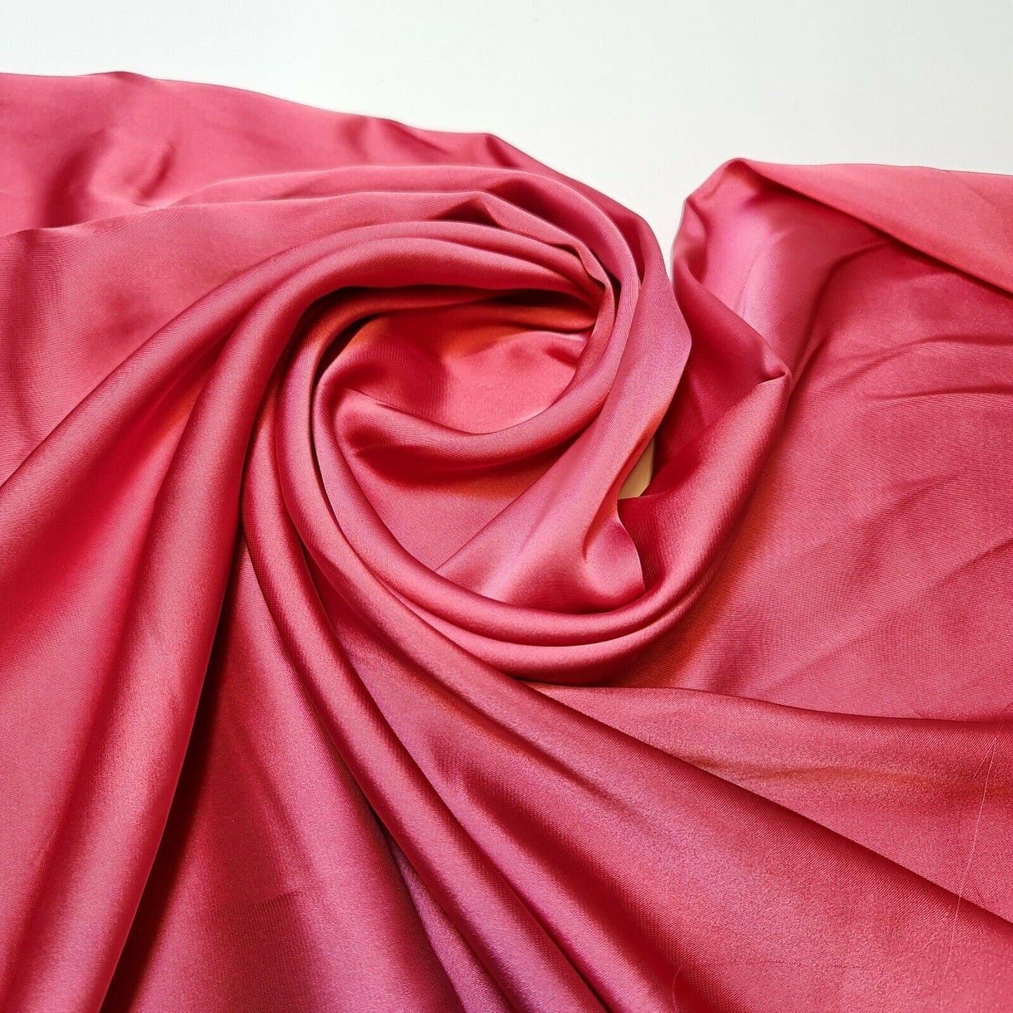 Silky Charmeuse Satin Fabric – 44" Wide Luxury Glossy Silk-Like Weave for Bridal Dress, Draping & Décor