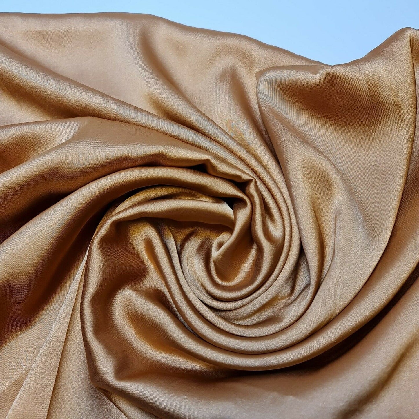 Silky Charmeuse Satin Fabric – 44" Wide Luxury Glossy Silk-Like Weave for Bridal Dress, Draping & Décor