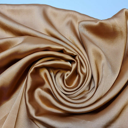 Silky Charmeuse Satin Fabric – 44" Wide Luxury Glossy Silk-Like Weave for Bridal Dress, Draping & Décor