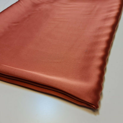 Silky Charmeuse Satin Fabric – 44" Wide Luxury Glossy Silk-Like Weave for Bridal Dress, Draping & Décor
