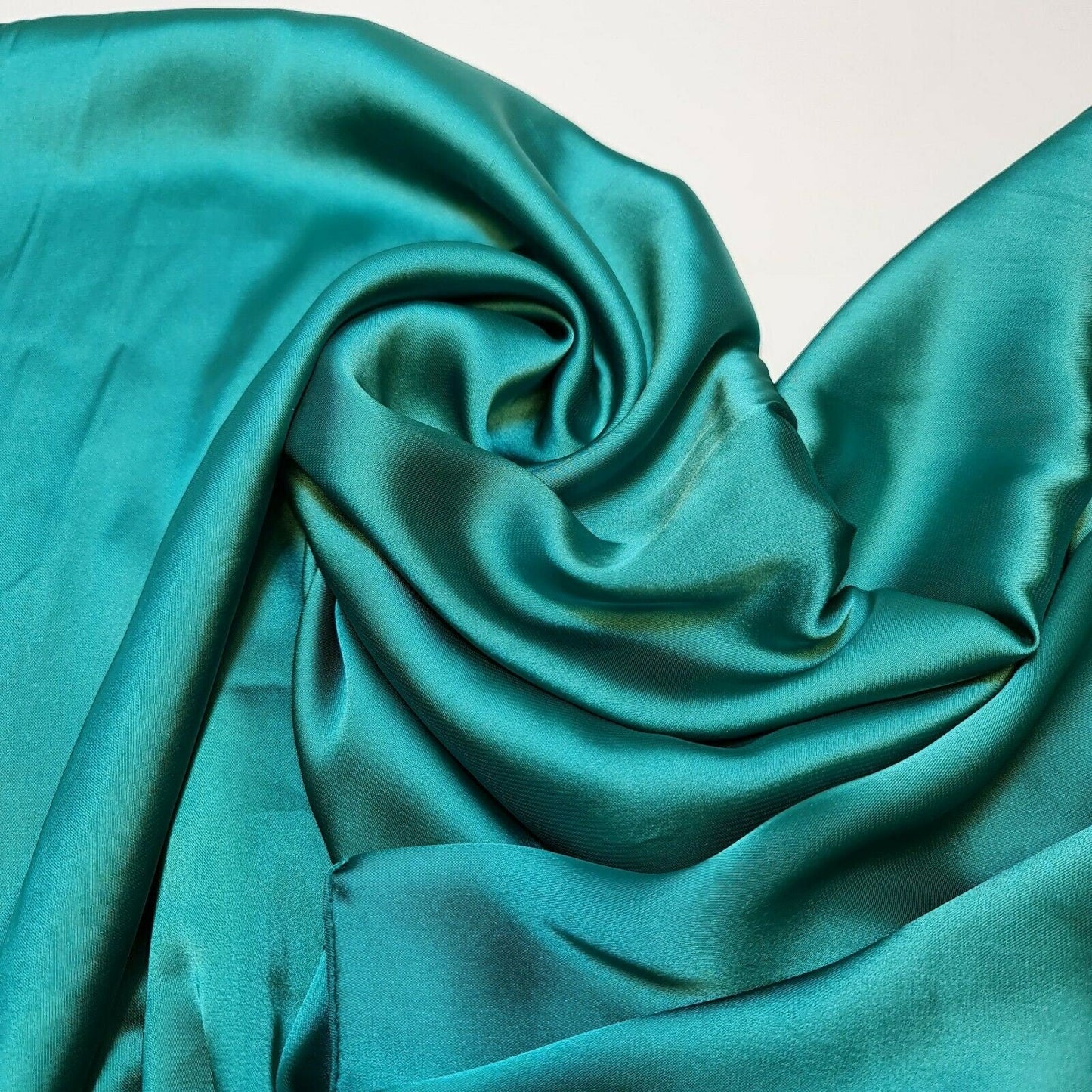 Silky Charmeuse Satin Fabric – 44" Wide Luxury Glossy Silk-Like Weave for Bridal Dress, Draping & Décor