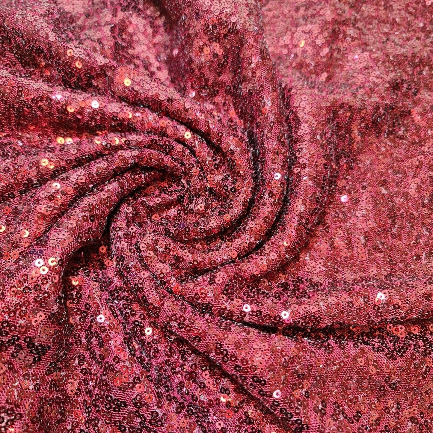 Sequin Fabric – Sparkly Shiny Bling, 58" Wide Dress, Craft & Table Drape Material with 50" Embroidered Sequins