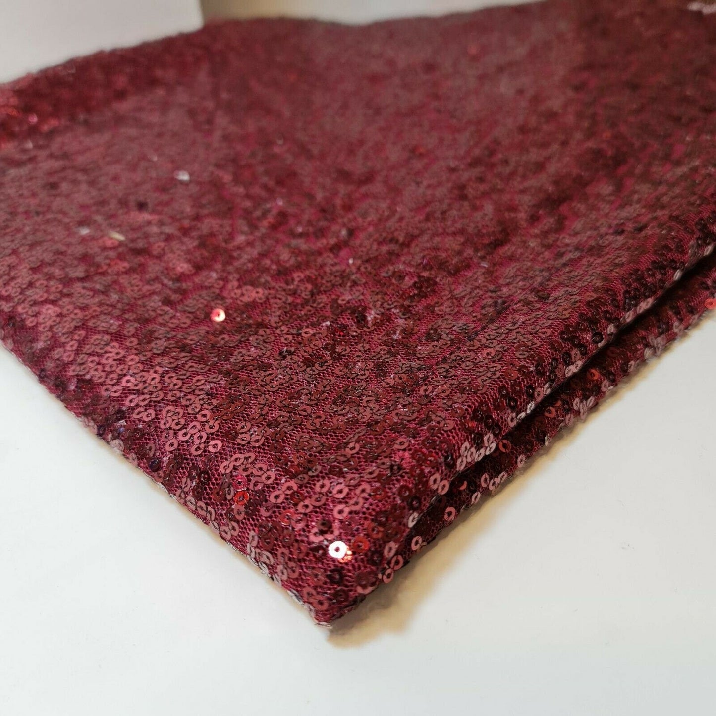 Sequin Fabric – Sparkly Shiny Bling, 58" Wide Dress, Craft & Table Drape Material with 50" Embroidered Sequins