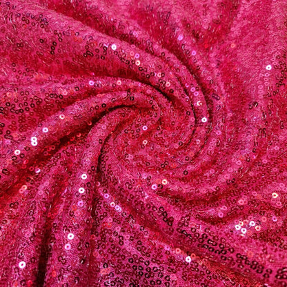 Sequin Fabric – Sparkly Shiny Bling, 58" Wide Dress, Craft & Table Drape Material with 50" Embroidered Sequins