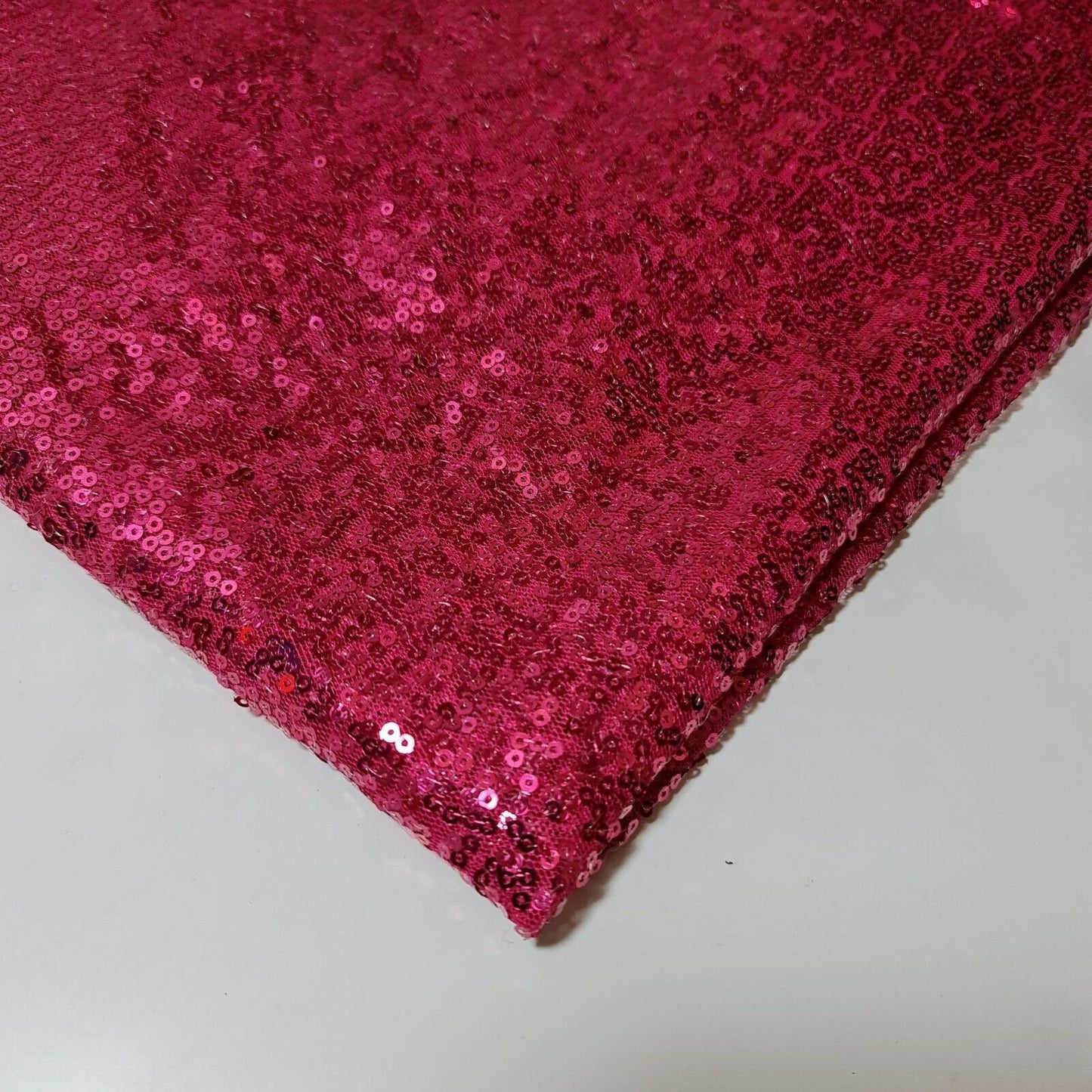 Sequin Fabric – Sparkly Shiny Bling, 58" Wide Dress, Craft & Table Drape Material with 50" Embroidered Sequins