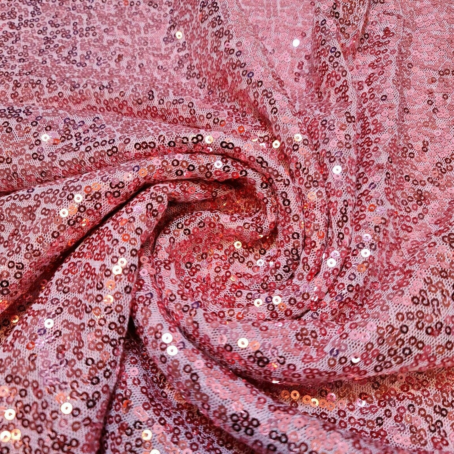 Sequin Fabric – Sparkly Shiny Bling, 58" Wide Dress, Craft & Table Drape Material with 50" Embroidered Sequins