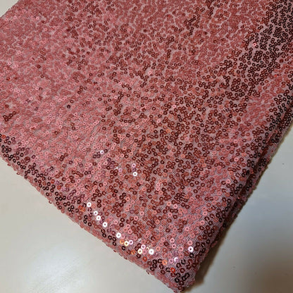 Sequin Fabric – Sparkly Shiny Bling, 58" Wide Dress, Craft & Table Drape Material with 50" Embroidered Sequins