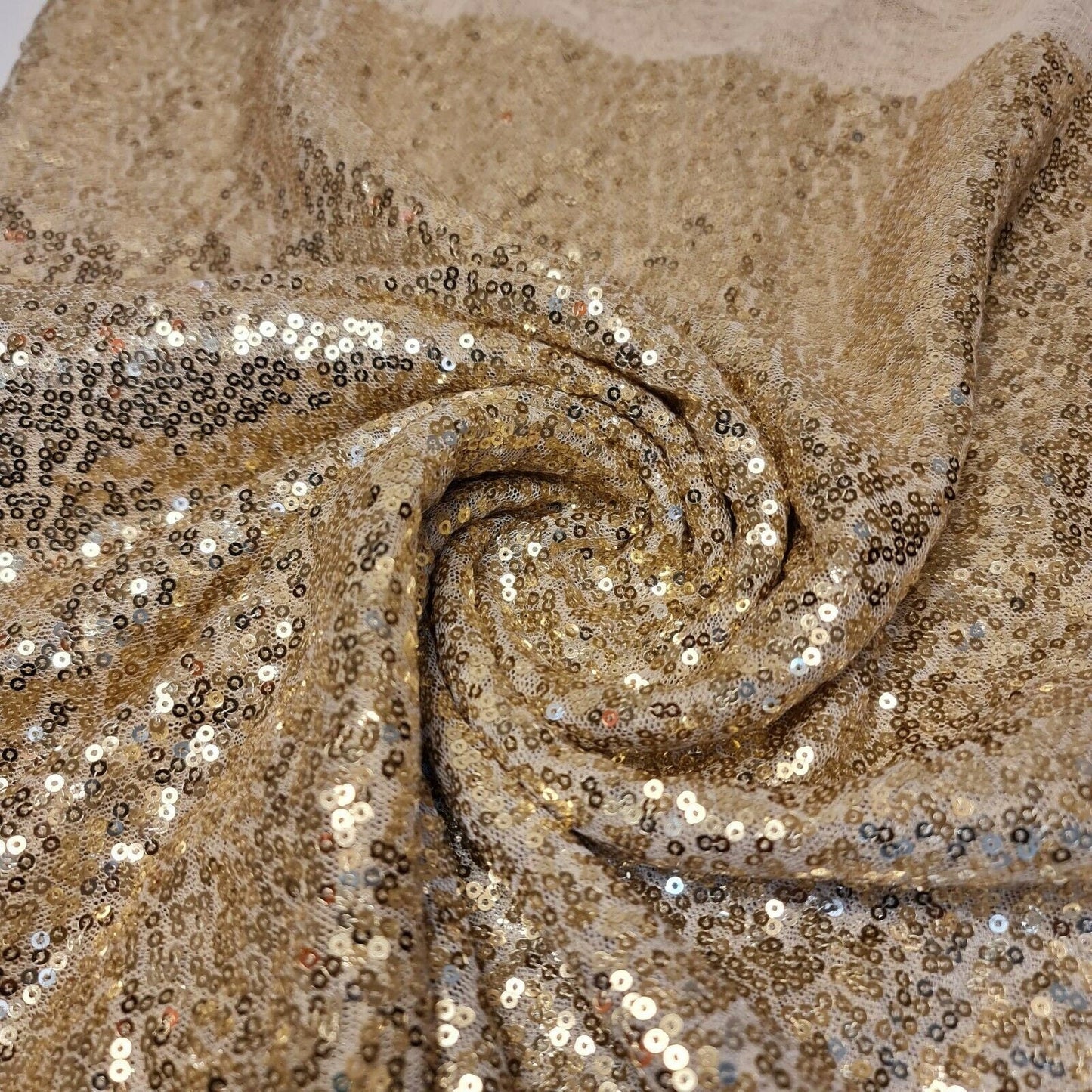 Sequin Fabric – Sparkly Shiny Bling, 58" Wide Dress, Craft & Table Drape Material with 50" Embroidered Sequins