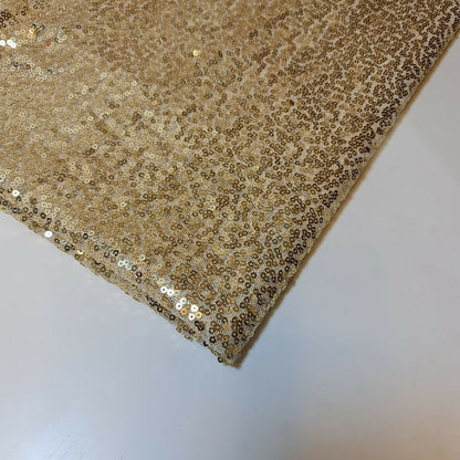 Sequin Fabric – Sparkly Shiny Bling, 58" Wide Dress, Craft & Table Drape Material with 50" Embroidered Sequins