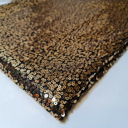Sequin Fabric – Sparkly Shiny Bling, 58" Wide Dress, Craft & Table Drape Material with 50" Embroidered Sequins