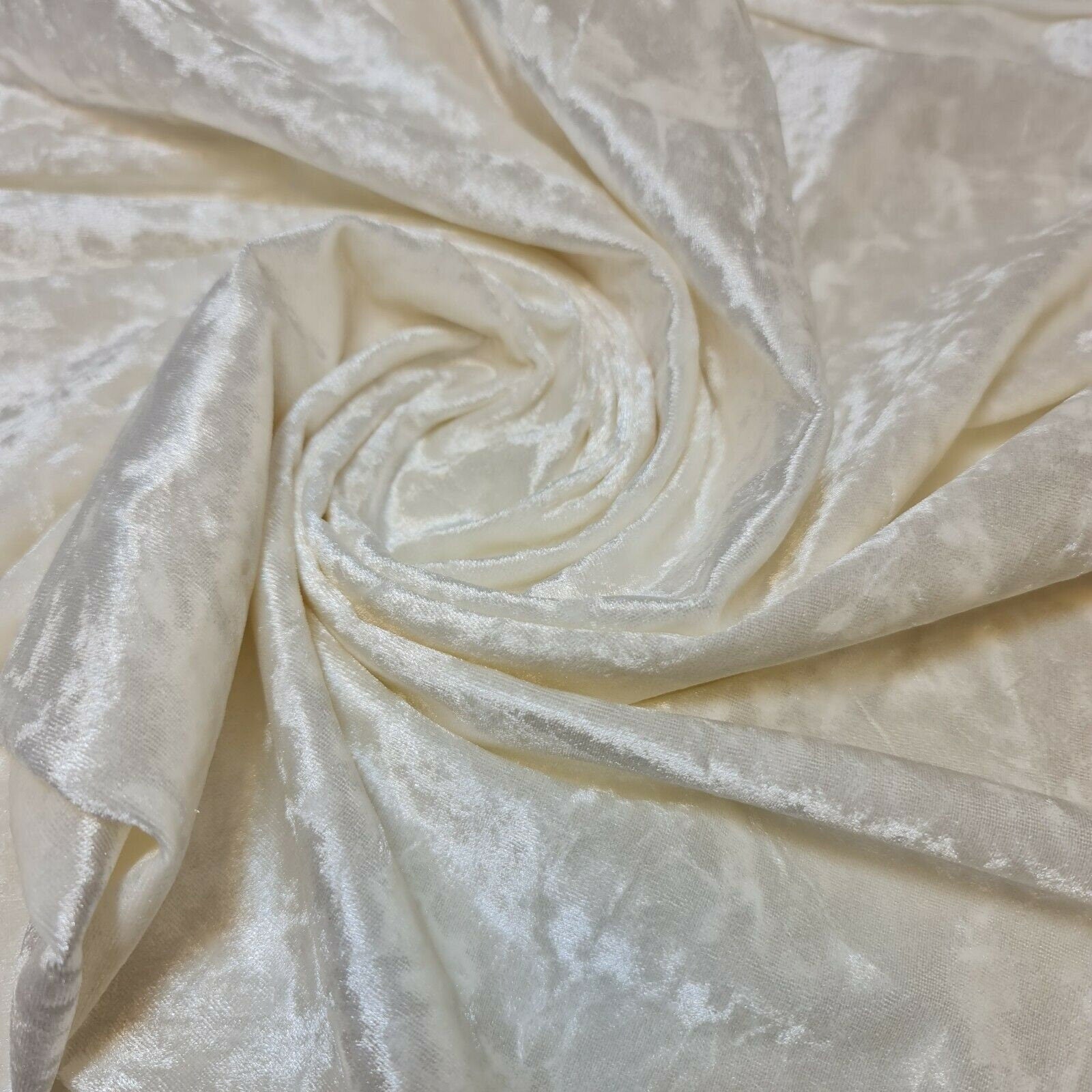 Crushed Velvet Stretch Velour Fabric – 58