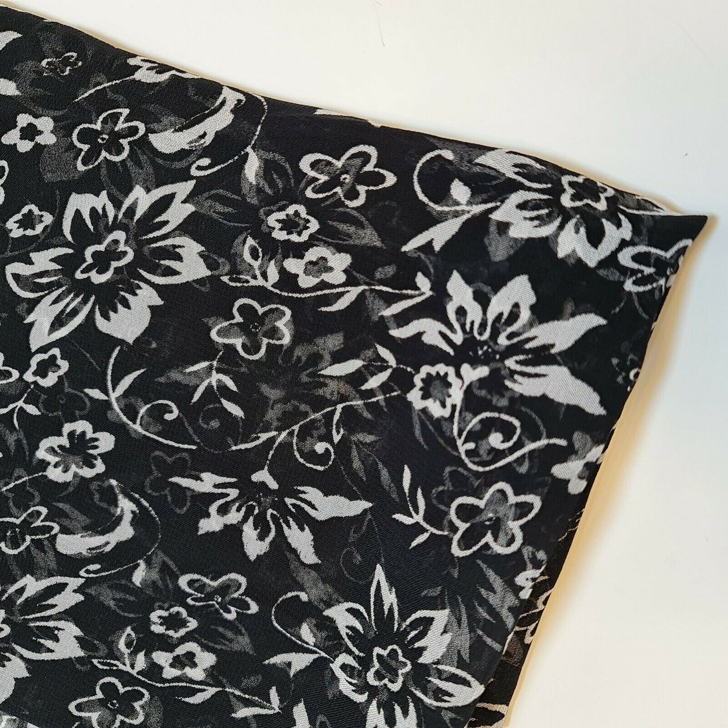 Floral Printed Polyester Georgette and Sheer Chiffon Fabric – Summer Dress Material