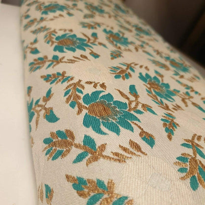 Indian Brocade Banarasi Jacquard Fabric – 44" Wide Upholstery, Craft & Dress Material