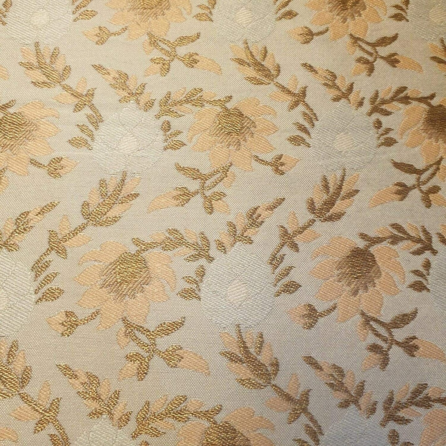Indian Brocade Banarasi Jacquard Fabric – 44" Wide Upholstery, Craft & Dress Material