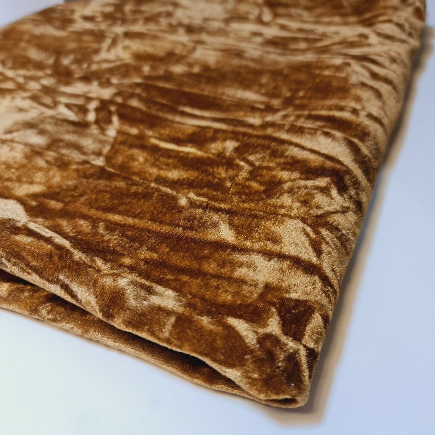 Premium Marble Crushed Velvet Fabric – 58" Wide Solid Colours Medium Weight Stretch Material
