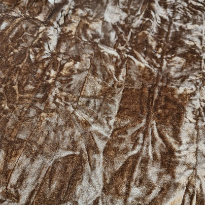 Premium Marble Crushed Velvet Fabric – 58" Wide Solid Colours Medium Weight Stretch Material